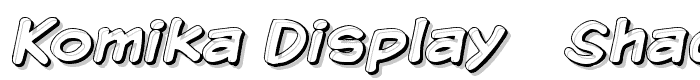 Komika Display - Shadow font